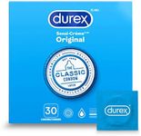 Durex Quality Condoms, Classic Original Lubricated, Mega Value Pack, 30 Count