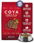 COYA Kibble Plus Beef (1.5kg) | Complete Grain Free Dog Food with Freeze-Dried Raw Meat, Fruit and Vegetables | Dry Dog Food, Hypoallergenic, High in Protein & Fibre