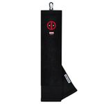 Face/Club Tri-Fold Embroidered Towel Marvel Deadpool