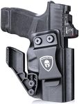 Hellcat Holster with 1.75 Steel Clip, IWB Kydex Claw & Optic Cut Fits: Springfield Hellcat/Hellcat RDP/Hellcat OSP Pistol, Inside The Waistband Concealed Carry, Adj. Cant & Retention, Right