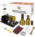 Glass Bottle Cutter, Genround 2.1 Wine Bottle Cutter Machine for Round, Square and Oval Bottle Cutting | Cut Bottle From Neck To Bottom | Glass Cutter Bottle Cutting Tool For DIY Projects