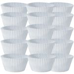 250 White Bulk Large Jumbo Texas Muffin/Cupcake Cups White flutted Cupcake Liners Baking Cups