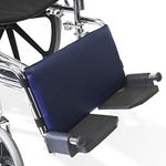 NYOrtho Wheelchair Leg Rest Cushioned Pad, 16x9 Inches - Premium Calf Pad with Wipe-Clean Vinyl Cover and Quick-Release Straps - Leg Support pad to Prevent Feet from Slipping Behind Footrests