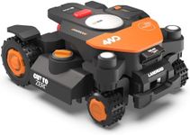 WORX Landroid Vision Cloud 4WD Robot Lawn Mower, No Perimeter Wire Robot Mower for 1/2 Acre, AI Obstacle Avoidance + RTK Cloud Navigation, 84% Slope, Auto Mapping, App Control, Cut-to-Zero, WR342