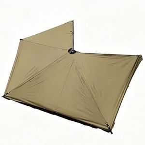 Passenger Side 270 Degree Awning for Car, Vehicle, Truck, SUV, Van, Jeep, with LED Light Strip, Waterproof, Sun Protection, Wind Resistant, 98 ft²