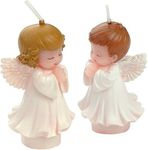 Babies Bloom Baby Shower Cake Toppers Birthday Candles Decorative Party Candles Little Angel Baby Shower Candle Gift Set (Set of 2)