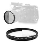 Better Focus - Rotating split field diopter lens + 2 filters 77 mm 82 mm 67 mm 72 mm - prism filter - macro lens - macro attachment - prism photography - gift for photographers (split diopter 77 mm)