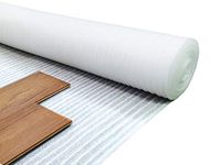 Royale - 2mm White Foam Underlay for Any Laminate/Real Wood Floor - 1m x 15m (15m2 Roll Size) - Acoustic Flooring Underlay