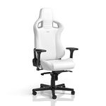 noblechairs Epic White Gaming Chair – Gaming Chair – Ergonomic Office Chair – Swivel Chair – White Armchair – Gamer Seat – 120 kg Load Capacity