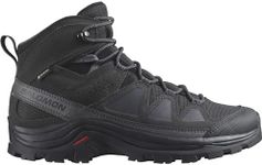 Salomon Men's Quest Rove GTX Hiking Shoe, Black/Phantom/Magnet, 10 US