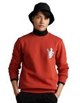 Amazon Brand - Symbol Men's Cotton Blend Heavy Weight Round Neck Sweatshirt (Available in Marvel & Disney Graphics) (Regular Fit) (Bossa Nova_L)