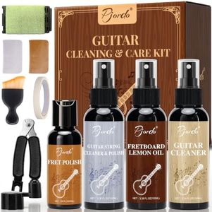 Pjordo Guitar Cleaning Kit, Extends Fretboard & String Life