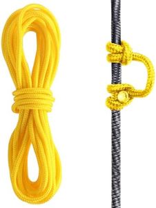 Archerest Bow String D Loop, 10 ft. D Release Nocking Loop Rope for Compound Bowstring Archery (Yellow)