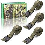 Boaton 4Pcs Tree Stand Stabilizer Straps, Hunting Gifts for Men, Tree Stand Accessories, Hunting Utility Strap for Holding Climbing Tree Stand and Backpack, Hanging Trail Cameras and Holding Gear