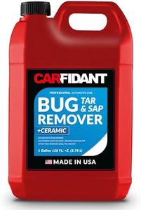 Carfidant Bug Remover for Cars Exterior with Ceramic Coating - Easily and Safely Clean Bug Splatter, Bird Poop from Paint, Plastic, Rubber, Metal, Chrome, Glass - 128oz