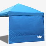 ABCCANOPY Instant Canopy SunWall for 10x10 Feet, 10x20 Feet Straight Leg pop up Canopy, 1 Pack Sidewall Only, Blue