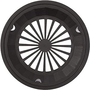 Plutreas 24Pcs Paper Plate Holders 10" Heavy Duty Reusable Plastic Paper Plate Holder (Black)