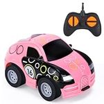 Thedttoy Remote Controlled Car Toys for 3-8 Years Old Girls, 2.4 GHz Mini Remote Control Toy Cars for Kids Toddlers, Easter Gifts Birthday Present for Age 3 4 5 6 7 8 Year Old Baby Girls Boys (Pink)