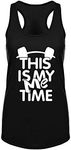 Fannoo Workout Tank Tops for Women-Womens Funny Saying Fitness Gym Lift Graphic Racerback Sleeveless Shirts Black