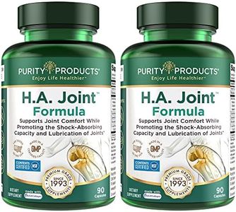 Purity Products HA Joint Formula Hyaluronic Acid + Key CoFactors - Joint + Skin Multi Collagen (Type I, II & III) - 5-Loxin - Olive Fruit Extract - Joint Flexibility + Mobility - 90 Capsules (2)