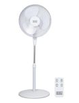 BLACK+DECKER 16" Stand Fan with Remote (White), 16 in. Fan, White