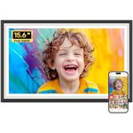 Frameo Digital Photo Frame -15.6" WiFi Large Digital Picture Frame with 1920x1080 FHD IPS Touchscreen, Built-in 64GB Storage, Instant Sharing via Frameo App,Auto-Rotation