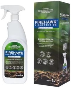 FireHawk™ Natural Weed Killer RTU 1 LTR | Glyphosate‑Free Bioherbicide—Kills Weeds in Hours | Soil‑Friendly, Fast Results