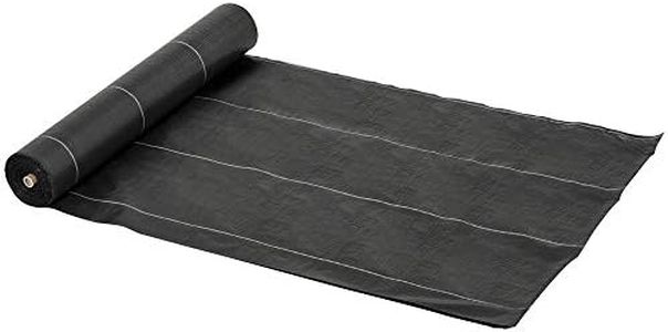 Outsunny Toiles de paillage - Toile anti mauvaises herbes - toile de paillage anti mauvaises herbes 100 g/m² - indéchirable perméable à l'eau anti UV dim. 50L x 2l m - PP noir vert