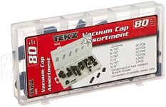 Titan TIT45252 80 Piece Vacuum Cap Assortment, Black