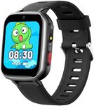 Butele Kids Electronic Learning Toys Learning Systems, Smartwatch for Girls Boys Age 6-12,15 Games Watches with Video Camera Music Player Pedometer Flashlight Toys Birthday Gifts for Kids (Black)
