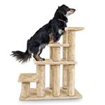 Furhaven Pet Steady Paws 4 Step Pet Stairs, Cream