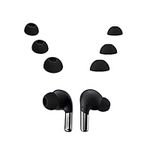 kwmobile 6x Replacement Ear Tips Compatible with Oneplus Buds Pro 2 - Set of Silicone Eartips for Earbuds Headphones