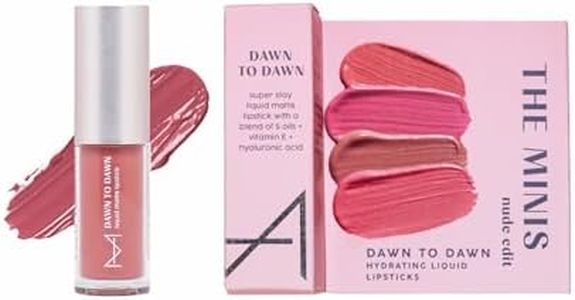 House Of Makeup Matte Liquid Lipstick MINIS with Hyaluronic Acid & Vitamin E | Long Lasting, Smudgeproof | Non-cakey, Non-drying | 2 ml | Pink Butter