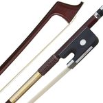 ARCRAW Full Size Cello Bow 4/4 Old Strong Ironwood Round Stick French PECCATTE Model Rococo Style Teacher Student Professional Stringed Instrument Bow