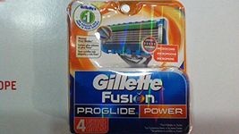 4 Gillette Fusion Proglide Power Razor Blades Refill PACK 100% AUTHENTIC,GENUINE