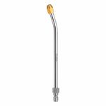 TUQO Extension Rod for High Pressure Washer - Bend Type Metal Rod with 1/4" Male Quick Plug Connector | Extension Wand for Cleaning Thight Places, Car, Bike, Floor, Roof. (30° Bend - 210mm)