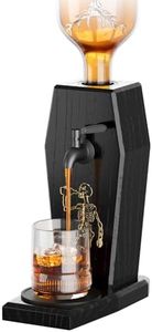 Ash Wood Whiskey Liquor Dispenser for Home Bar,Patent Design Leakproof Alcohol Dispenser for Bourbon/Scotch,Includes Liquor Bottle Pour Spouts,Ideal Whiskey Gifts for Men (Father's Day,Birthday)