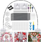 Balloon Arch Kit with Base, Arrinew 10Ft Tall Arch Balloon Stand Set, Baloon Holder With Accessories Clips & Pump, Outdoor Baloon Arch Frame Birthday Party Graduation Wedding Decorations