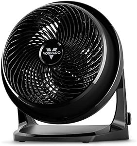 Vornado 62 Whole Room Air Circulator Fan with 3 Speeds, Black