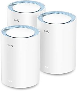 Cudy AC1200 Sistema WiFi a rete per tutta la casa, Router WiFi a doppia banda AC1200, Range Extender, VPN, IPv6, DDNS, M1200 confezione da 3