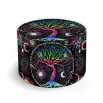 VRUPINZE 2.5 Inch Boho Grinder, Large Spice Grinder（Black Lucky Tree Pattern）