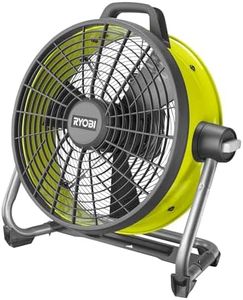 Ryobi R18F5-0 ONE+ Cordless Floor Fan (Bare Tool), 18 V , Green