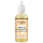 Mylee Sweet Almond Nail & Cuticle Oil 50ml, – Deeply Hydrating & Nourishing Cuticle Conditioner Oil, Non-Greasy Formula and Leaves No Sticky Residue, Lightly Scented With Almond Oil