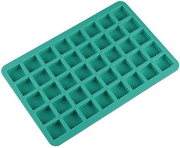 Mity rain 40-Cavity Square Caramel Candy Silicone Molds,Chocolate Truffles Mold,Whiskey Ice Cube Tray,Grid Fondant Mould,Hard Candy Mold Pralines Gummy Jelly Mold