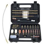 Bore Baby Gun Cleaning Kit Universal Supplies for Rifle Pistol Shotgun with Portable Carrying Case for 12Ga 20Ga .22 5.56 .223 Chamber .243/6MM .270/284-7MM .30/308 357/38 9MM .40 .45