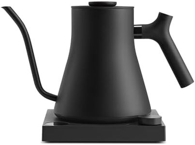 Fellow Stagg EKG Pro Electric Gooseneck Kettle - Pour-Over Coffee, Tea, Quick Heating, Precise Temperature Control, Scheduling, Built-in Brew Timer - Matte Black, 0.9 L, UK