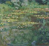 Tallenge - Claude Monet�- Water Lilies and FlowersClaude Monet - Le Bassin Aux Nymph�as (Water Lily Pond) - Small Poster Paper (12 x 12 inches) - Multi - Color