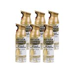 Rust-Oleum 245221-6 PK 245221 Universal All Surface Spray Paint, 11 oz, Metallic Pure, 6 Pack, Each, Champagne Gold Mist