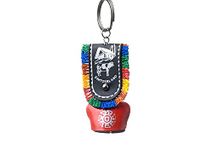 Tej Gifts Feng Shui Swiss Cow Bell, DDLJ Cowbell, Vastu Bell, Car Hanging Key Chain, Metal Door Hanging for Home, Religious Wall Decor, Good Luck Bell Gift Item (Size 2 = 4 cm x 2 cm x 10 cm)