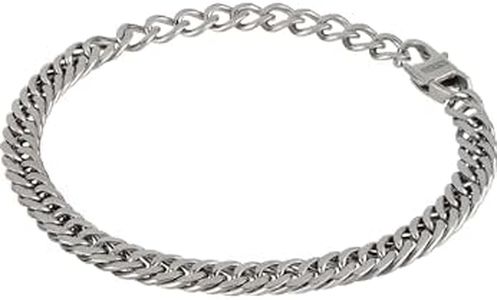 Breil Bracelet GRITTY collection made of coloured steel for men, silver, Einheitsgröße